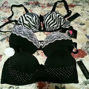 3 NWT 34C BRAS