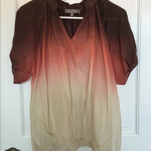 MM Couture ombré blouse