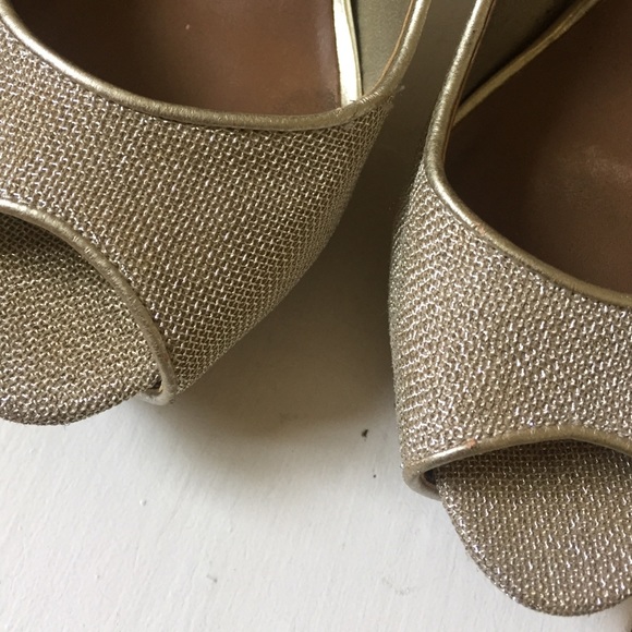 Zara champagne gold heels - Picture 4 of 4