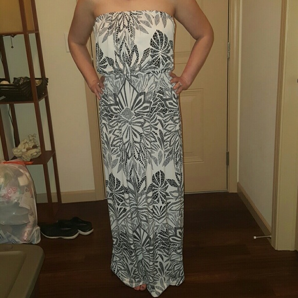 Lot of an Evening Gown and Cute Strapless Dress
