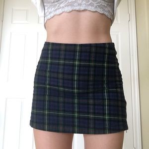 PLAID SKIRT