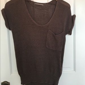 Rubbish brown sweater top