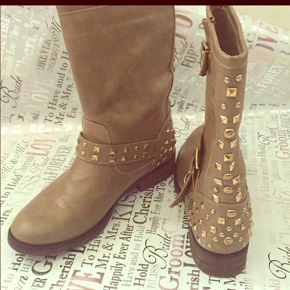 Studded boots