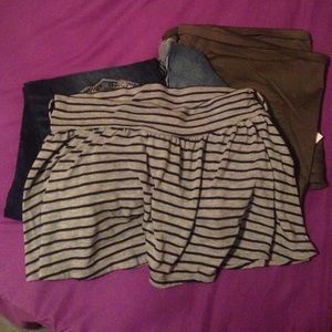 Striped Mini Skirt from Rue 21