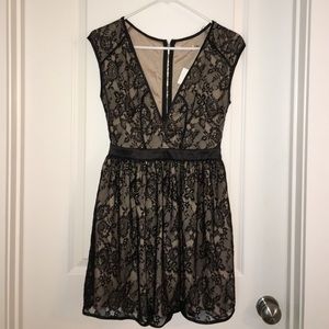Black lace dress