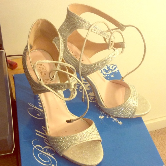 Silver shoes