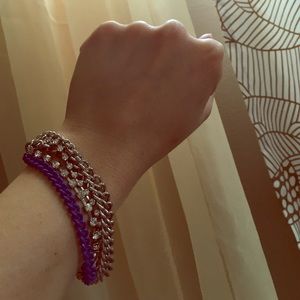 Blue sparkling bracelet