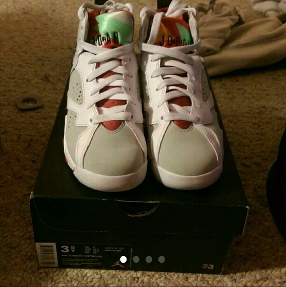 Jordan 7 retro hare 3.5y - Picture 1 of 1