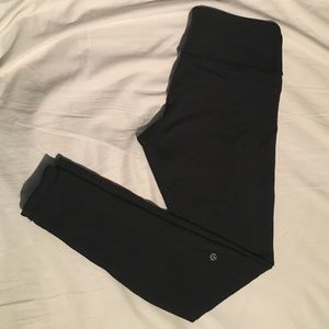 Lululemon leggings 10. Reversible black and navy