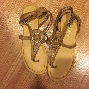 Camel sandals