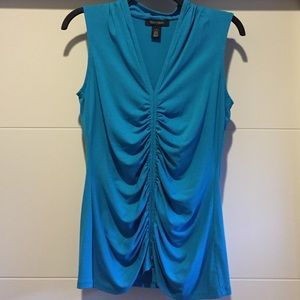 Like new sleeveless turquoise knit top
