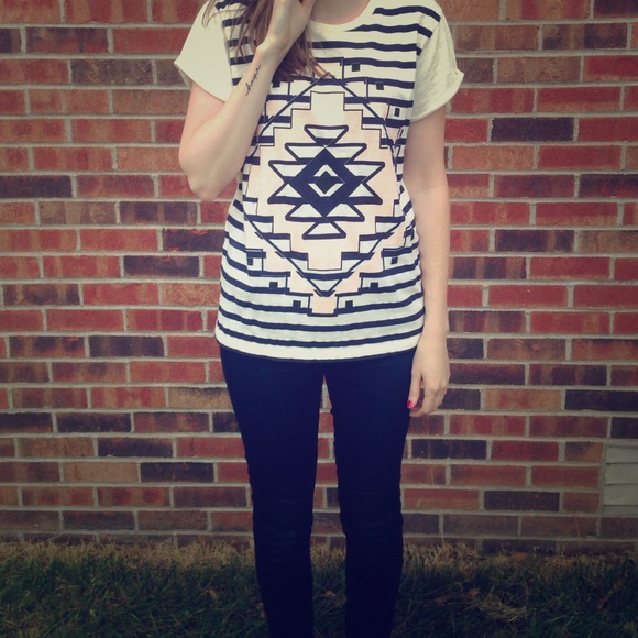 J. Crew Aztec Tee