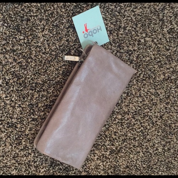 Lauren Hobo Eliza Continental Zip Leather Wallet