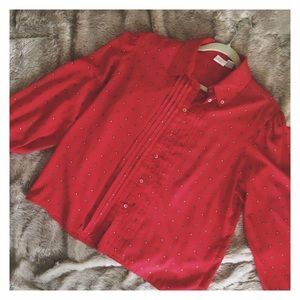 ❗️LAST CHANCE❗️Vintage Red Blouse