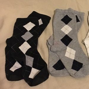 Lot of Nine Pairs of Dress Socks