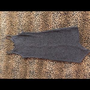 Charcoal color dress