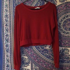 F21 cropped sweater