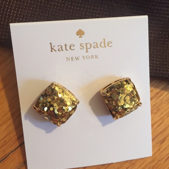 Kate Spade Glitter Drop Earrings! - Picture 2 of 3