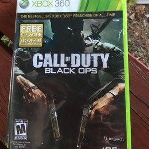 Call of duty black ops game Xbox 360