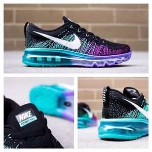 Nike Flyknit Air Max Venom Purple/Turbo Green