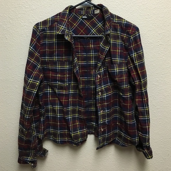 Cropped flannel