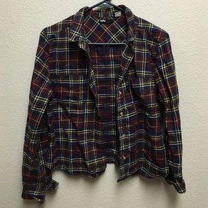 Cropped flannel