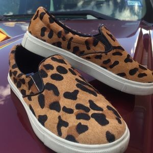 NWT Steve Madden Leopard Sneakers