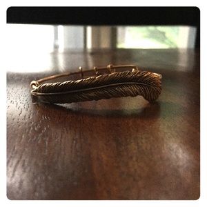 Alex & Ani Plume Feather Bracelet