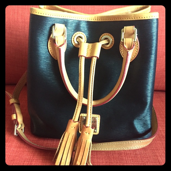 Dooney&Bourke bucket bag with tassels