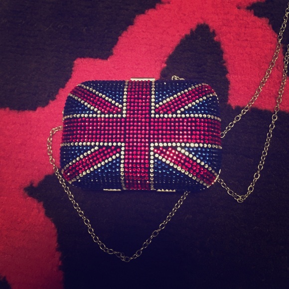 British flag clutch