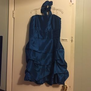 Blue party dress