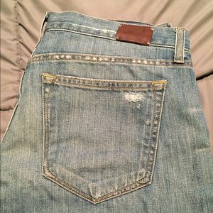 Banana Republic Slim Boyfriend Cropped Jeans.