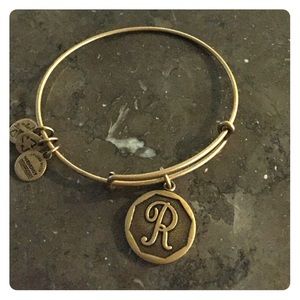 Alex & Ani Initial "R" Charm Bracelet