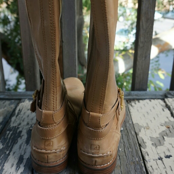 Sperry Topsider Leather Knee High Boots