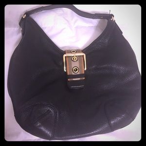 Black Leather Michael Kors handbag