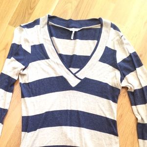 Splendid Navy Striped long sleeve