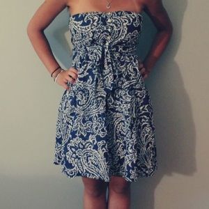 Strapless summer dress