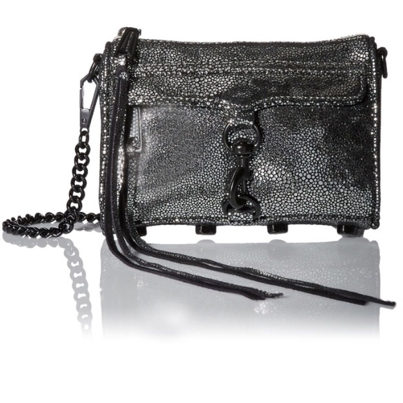 Rebecca Minkoff Handbags - Rebecca Minkoff Micro Mac Crossbody in Silver