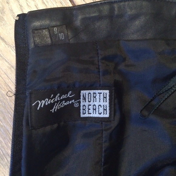 Leather High waist Pencil skirt medium - Picture 4 of 4