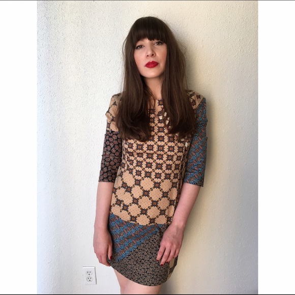 Zara TRF Patchwork Dress