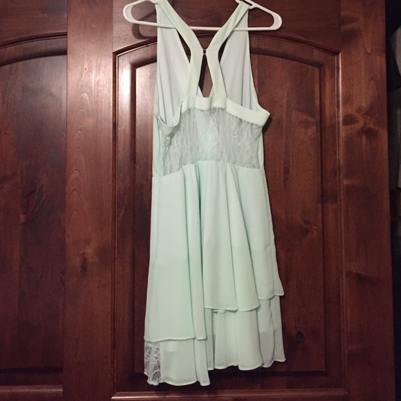 Bcbgeneration Mint Colored Knee Length Dress - image 1