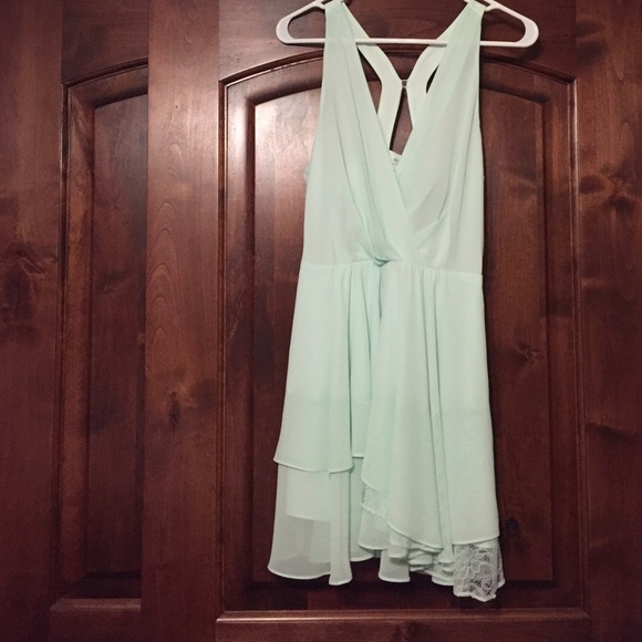 Bcbgeneration Mint Colored Knee Length Dress - image 2