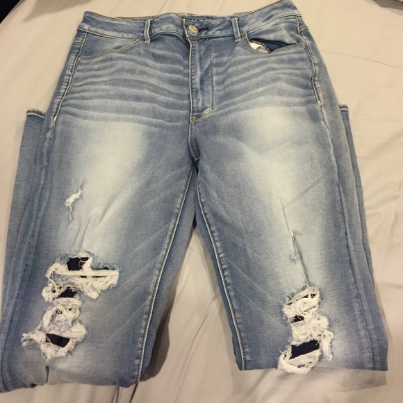 High waisted jeggings