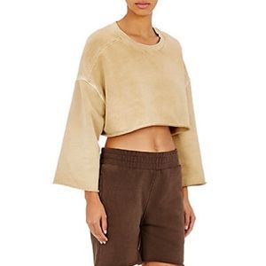 YEEZY Kanye West & Adidas (M) cut-off crop sweater