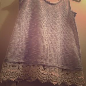 Lace tank top!
