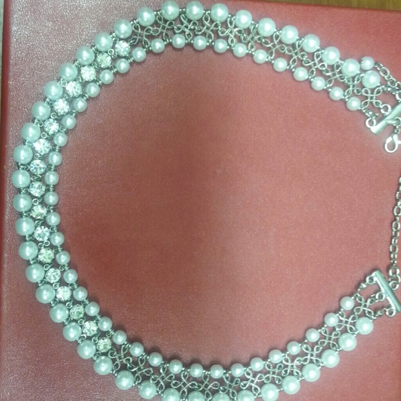 Avon pearl and cz crystals