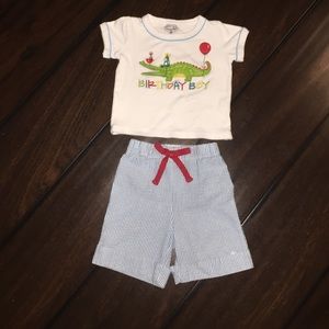 mud pie 12-18 mo birthday outfit