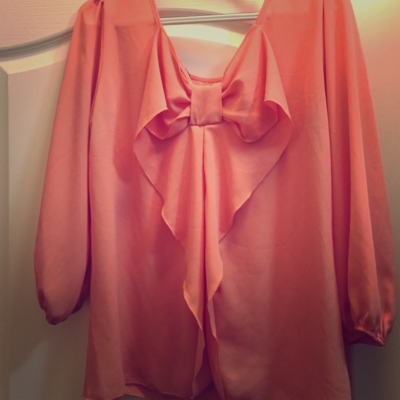 Peach now shirt