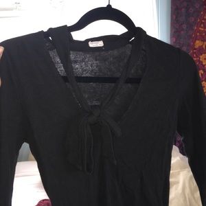 Brandy Melville Neck Tie Long Sleeve