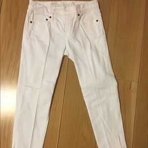White Madewell Cropped Jeans